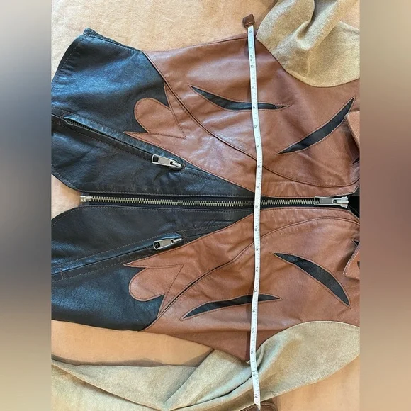 Pins & Needles Multicolor Leather Jacket - Picture 10 of 13